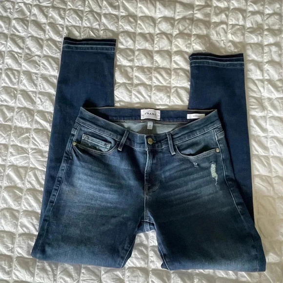 Frame le Garçon denim in Azure - Picture 6 of 14
